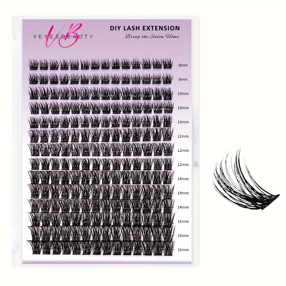 

Lashes Individual Lash Extensions 's Five-second Diy Volume Eyelash Lash Mixed Length Tray For Self Application At Home For