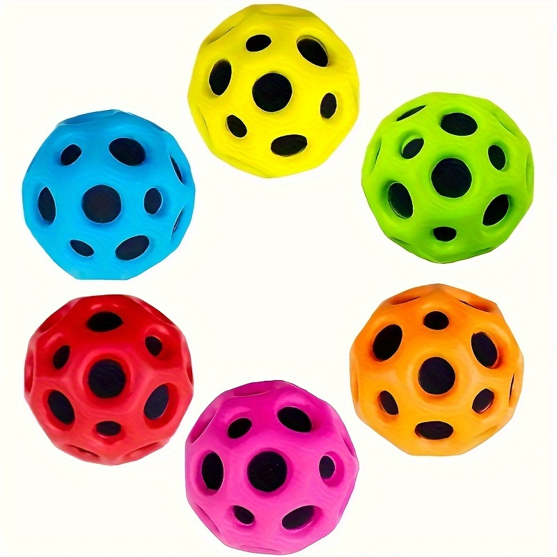 

8pcs Random Color, Space Ball, Ultra High Bounce Space Ball, Extreme High Bounce Ball, Easy To Grip, Improve Hand-eye Coordination, Sports Training Ball