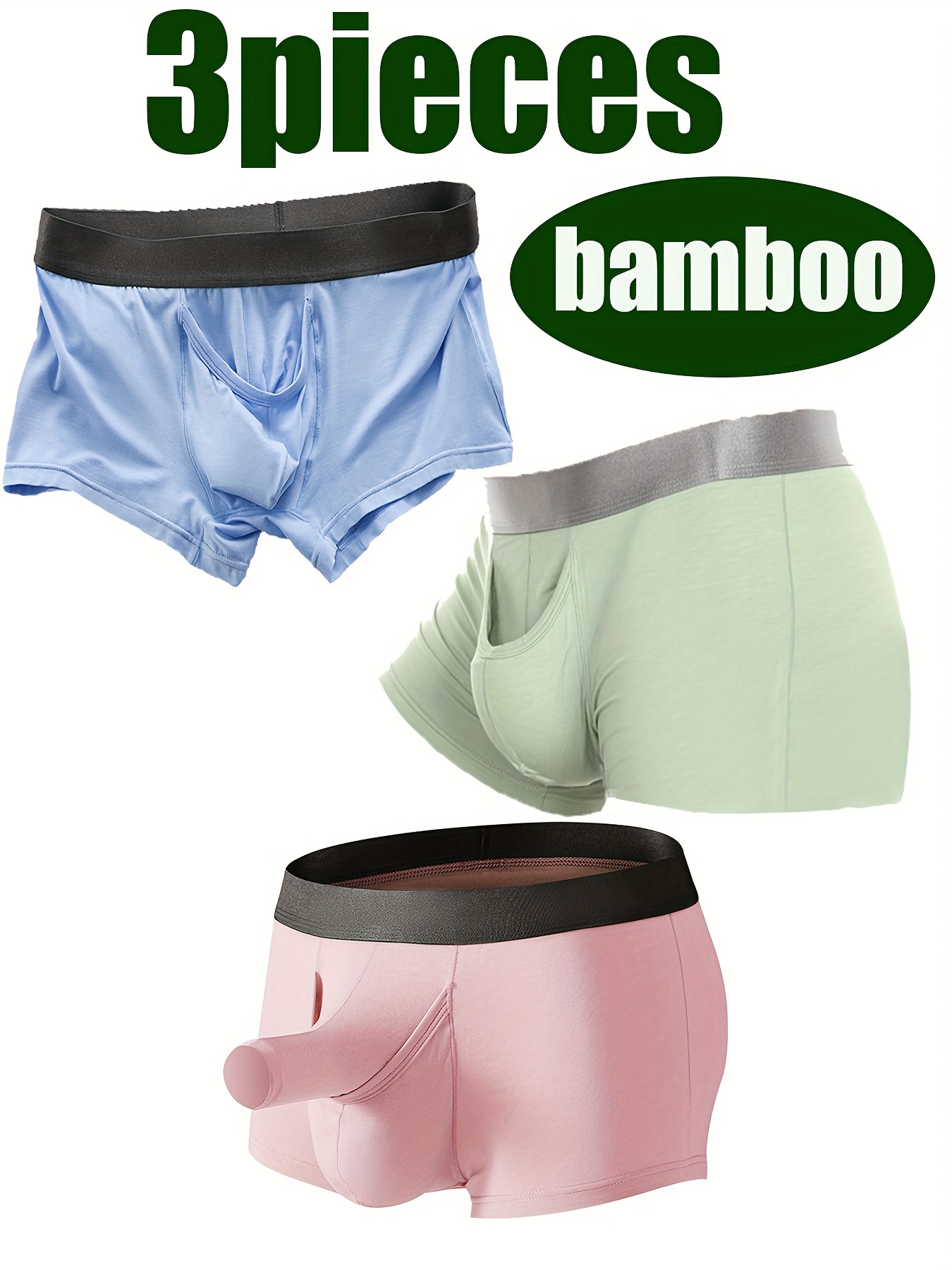 Qoo10 - Men Underwear Trunk with elephant trunk JJ pocket M024 : Men's  Clothing