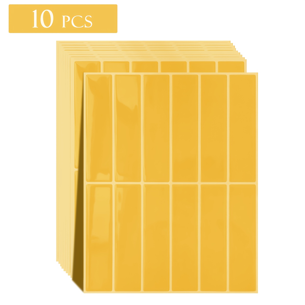 10pcs Shinyhome 3d Wall Tiles | Waterproof, Self-adhesive Backsplash Decals For Kitchen, Bathroom, Laundry Room - Durable Pet Material With , 3d Wall Panel