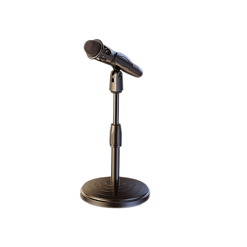 E-shop Pop-up-Mikrofonständer, Konferenzmikrofonständer, Tischstativ für Mikrofone, verstellbarer Mikrofonständer, kompakt und tragbar, und langlebig,
