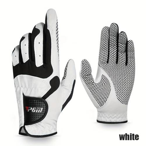 golf non slip gloves professional golf gloves non slip textured particles microfiber fabric breathable moisture wicking for men