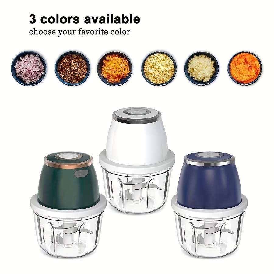 electric mini garlic mincer 350ml usb vegetable onion chopper portable small food processor for ginger chili vegetables meat mini kitchen appliances that are   gift   Product details 0