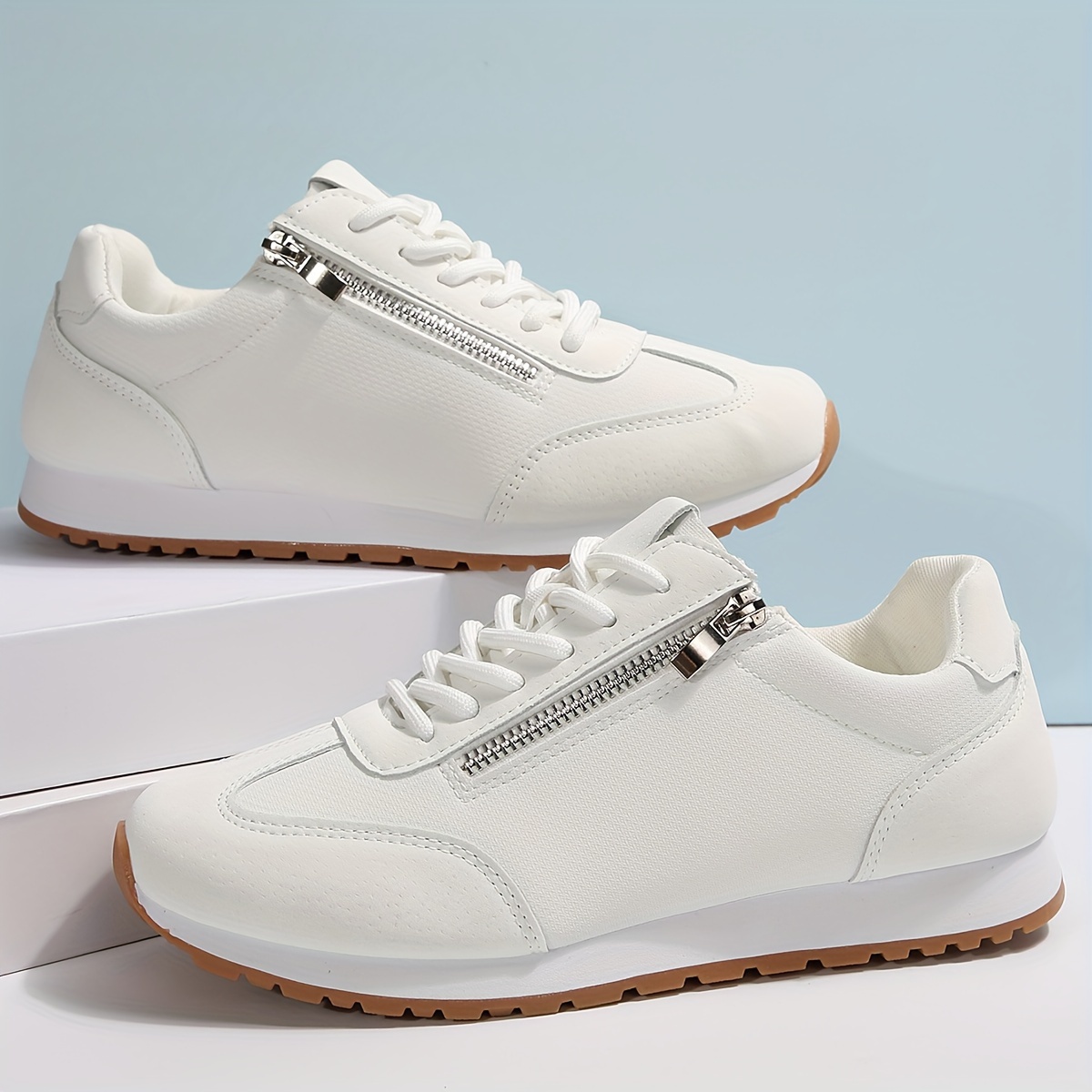 ymm980 11 white side zipper fashion trendy lace comfortable