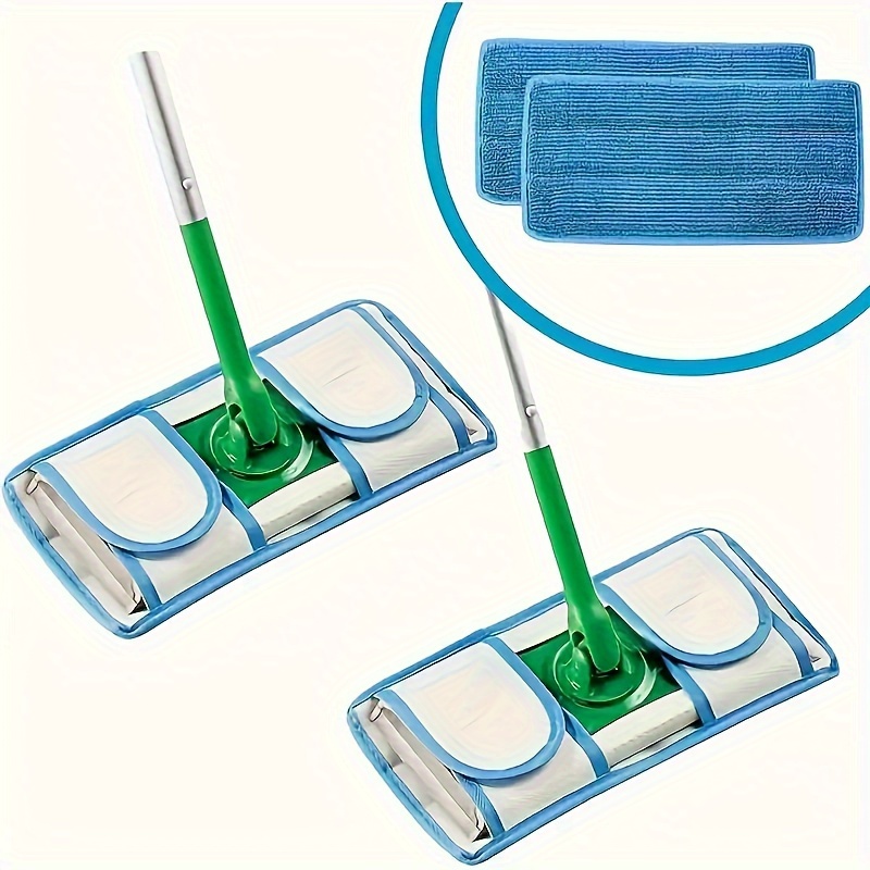 

Ultra-absorbent Microfiber Mop Pad With -on Replacement Head - Home Cleaning