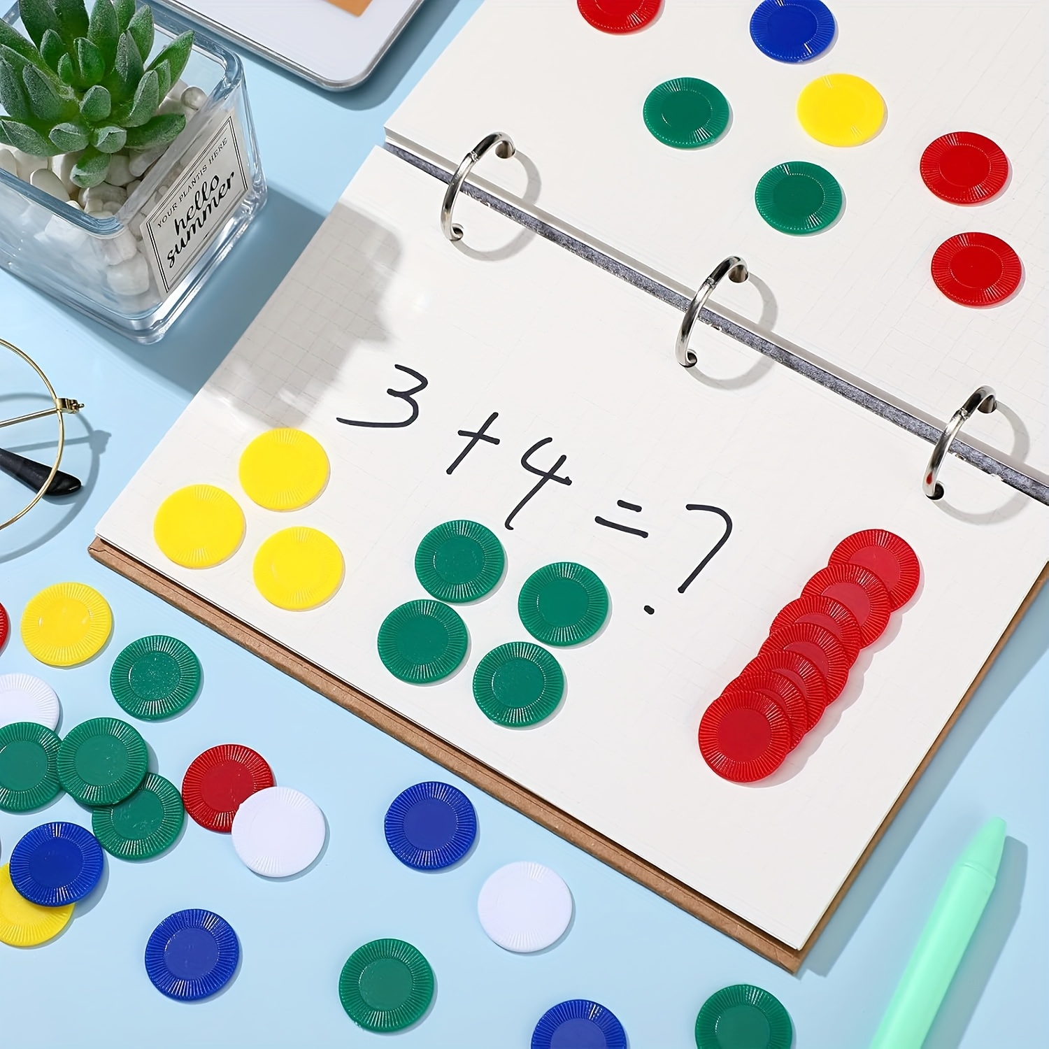 Durable PS Plastic Coin Set, 400pcs for Games