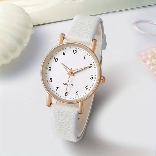 womens watch pu leather strap watches for women quartz watch wristwatch ladies clock christmas gift valentines day