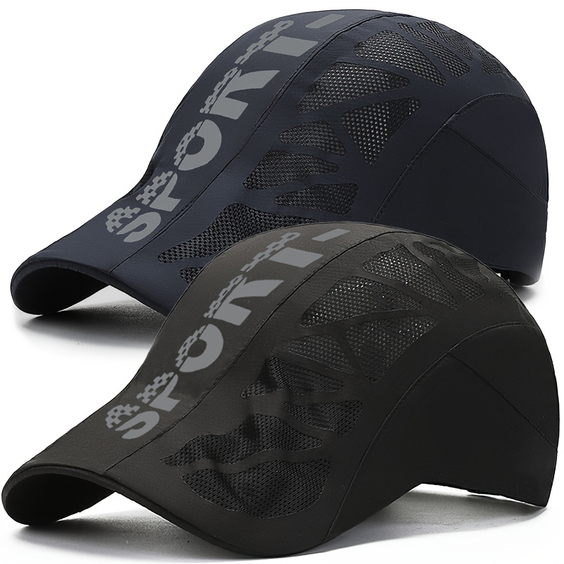 TEMU 2pcs Set, Men's Quick Drying Breathable Sports Duckbill For Spring And Summer, Women's Outdoor Leisure Running, Travel, Hiking, A , Holiday Gift