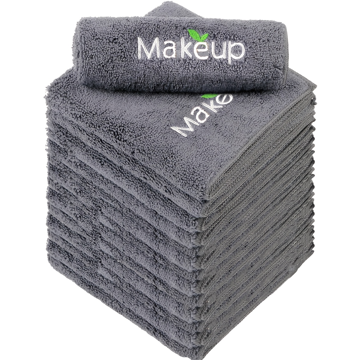TEMU Bulk Makeup Remover Cloths - Ultra Soft & Absorbent Facial Towels For Types (sensitive, Dry, Oily) | Quick-drying, Skin, No Chemicals | Salon &