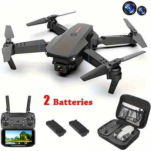 2024 88 foldable with app control fpv live video rc with camera suitable for adults beginners and children halloween christmas holiday gifts 2 batteries