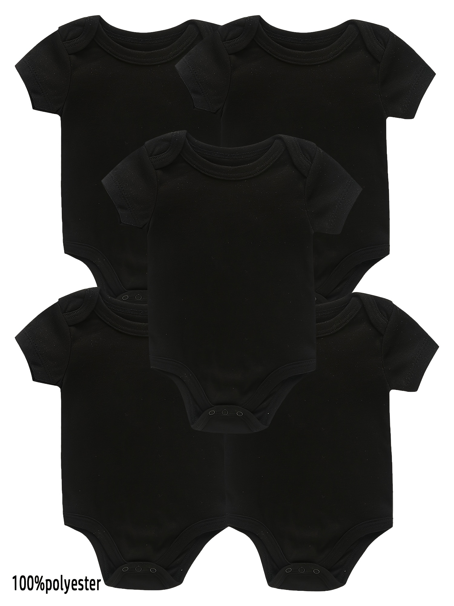 5pcs baby girl bodysuits soft short Temu Philippines