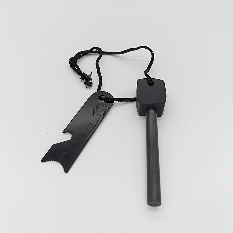 Large Solid Magnesium Rod Fire Starter with ABS Handle