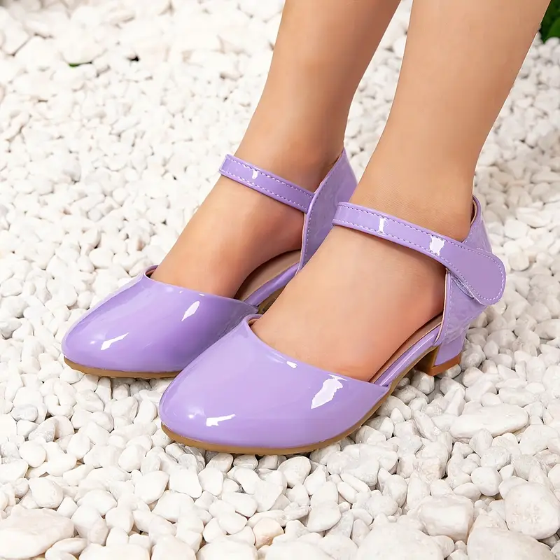childrens purple dress shoes Amazon.com: Girls Dress Shoes Princess Bowknot High Heel Mary Jane Glitter Shoes Wedding Party for Toddler Little/Big Girl (Purple, 9 Years) : Clothing, Shoes & Jewelry