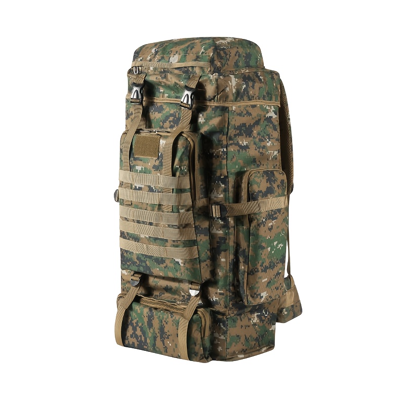 TEMU 70l Large Capacity Outdoor Hiking Backpack Multi Functional Pack For Trekking Camping Perfect Adventure Gift For Men