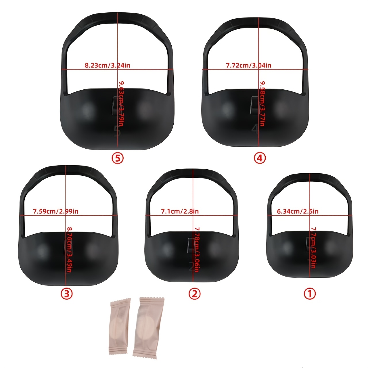 E-shop Barttrimmer Herren 5-teiliges Bartstyling-Set mit Schnurrbart-Vorlage (Begleitet von zwei komprimierten Handtüchern zur Reinigung)