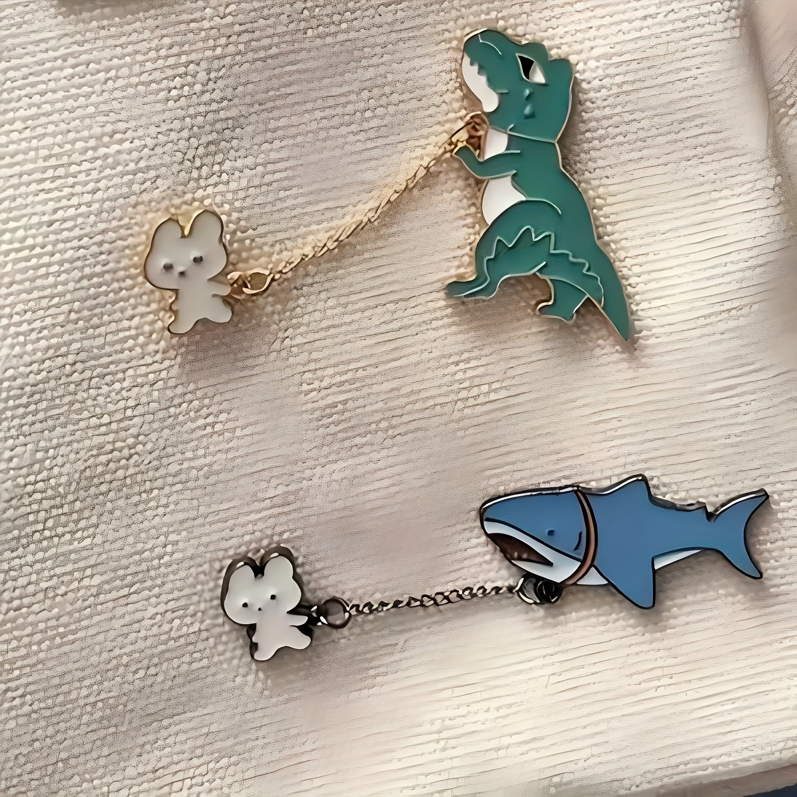 

2 Enamel Brooches - Rabbit, , And Lapel For Clothing, Scarves, , And Jackets - Accessories, For