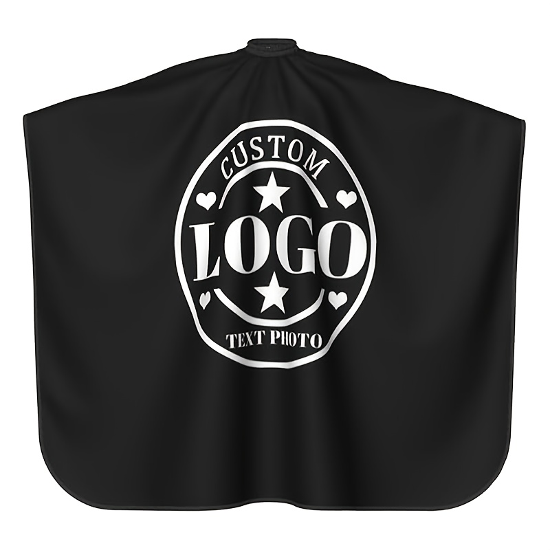 TEMU 1pc, Printable Barber Shop Pattern Text, Men's Cutting Apron, Professional Durable Lightweight Breathable Unisex Apron, 47x55 Inches