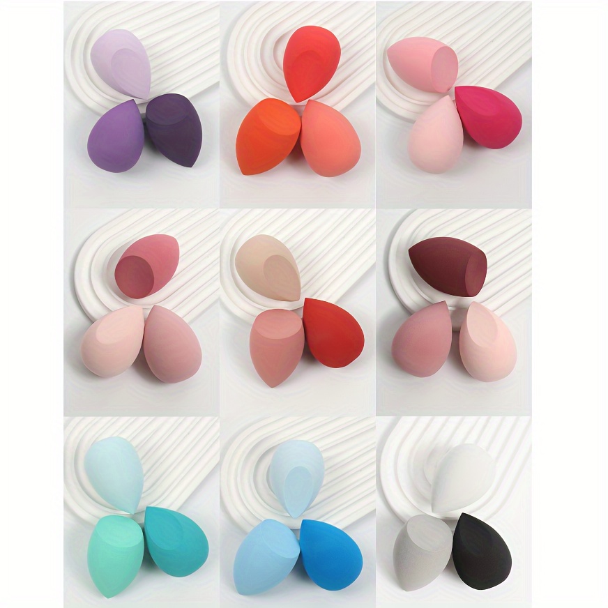 

3-pack Makeup Sponges, Hydrophilic Blender For , Cream & Powder Application, Latex-free, Use, Unscented, Suitable For Types