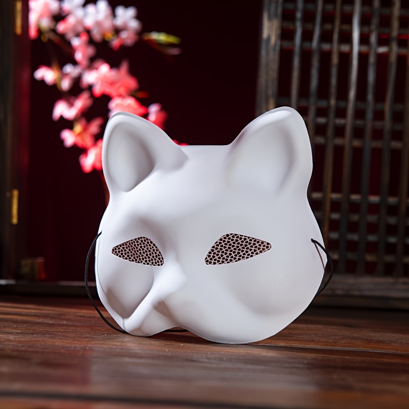 

Diy White Cat Mask - Blank, Paintable Mesh Design For | Parties & Role-playing