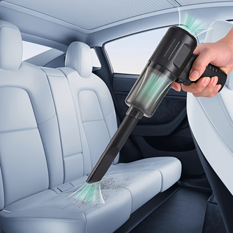 TEMU 1pc Upgraded Multifunctional Handheld Vacuum Cleaner, Usb Charging, Mini Compact, High Power, Strong Suction, Built-in Accessories Kit. Suitable
