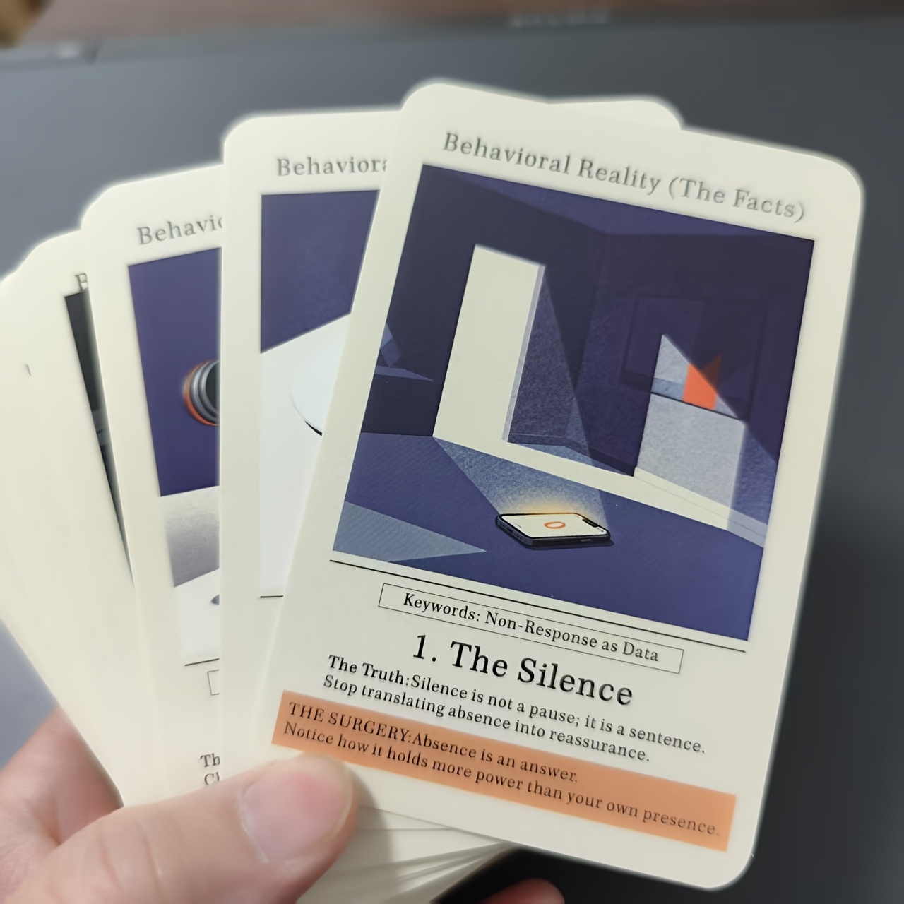 The Reality Check" Modern Relationship Reflection Cards | Emotional Sobriety Cards | Identification | Psychology Deck | Gift For Relax
