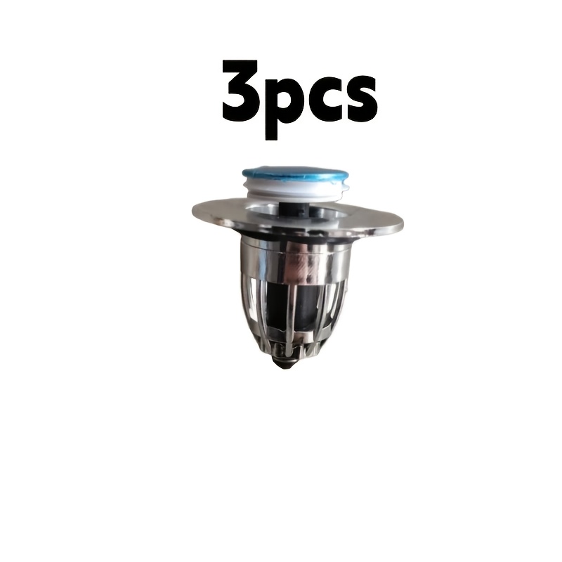 TEMU 3 Drain Stoppers, Deodorizing And Leak-proof, Universal Bathroom Sink And Bathtub Accessories, , Home Decor