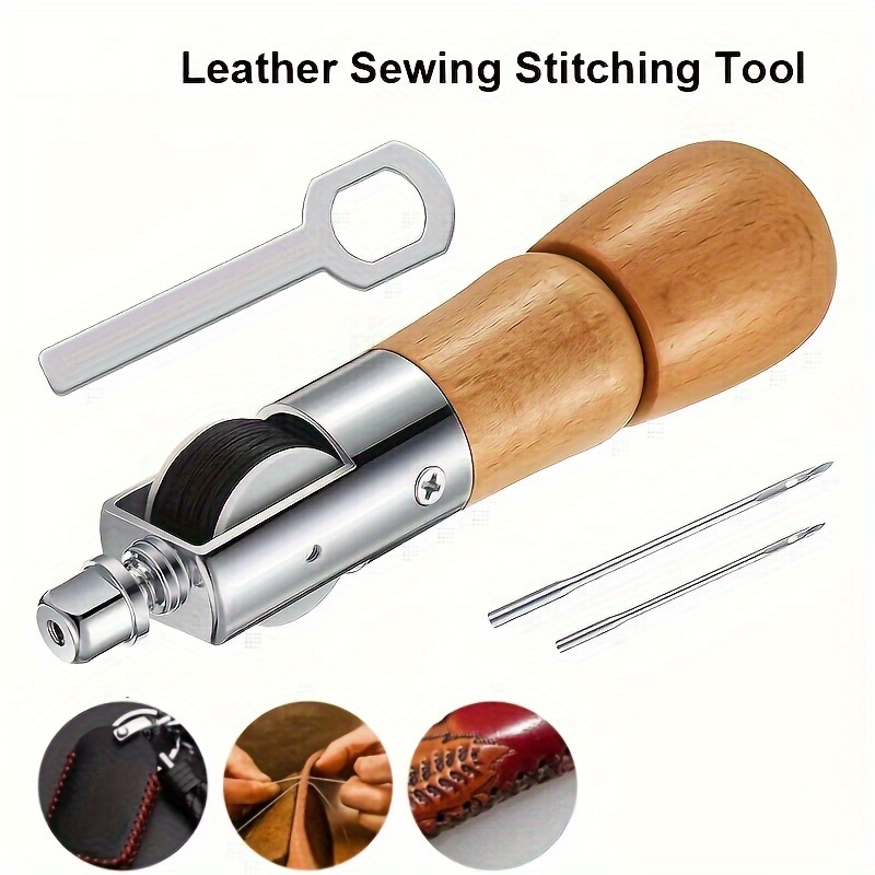 

Sewing Stitching Tool Set, Sewing Waxed Thread, Stitching Strips Tool, Metal & Wood, Crafts & Sewing