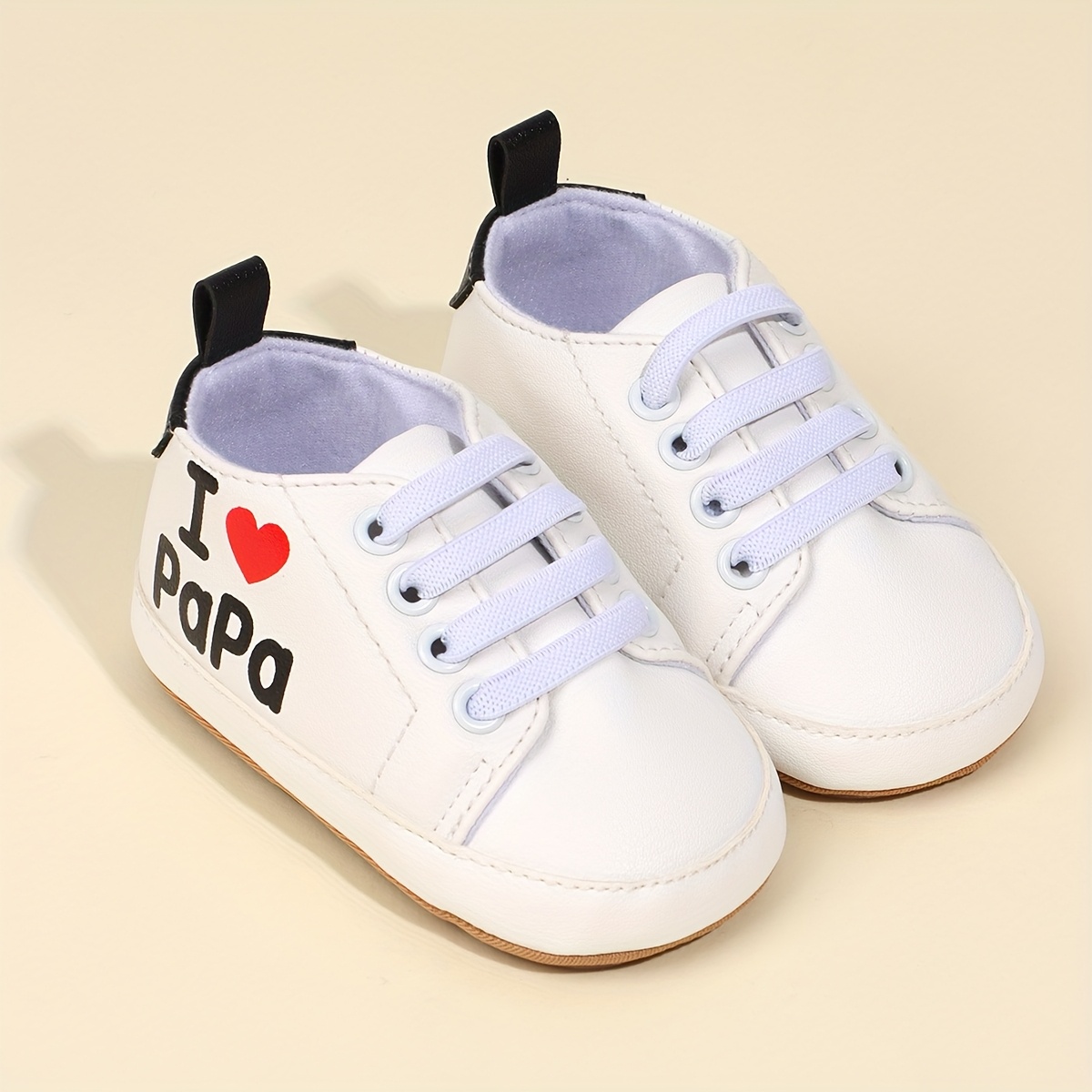 Witte sneakers met zachte zool voor baby's en peuters (jongens en meisjes)