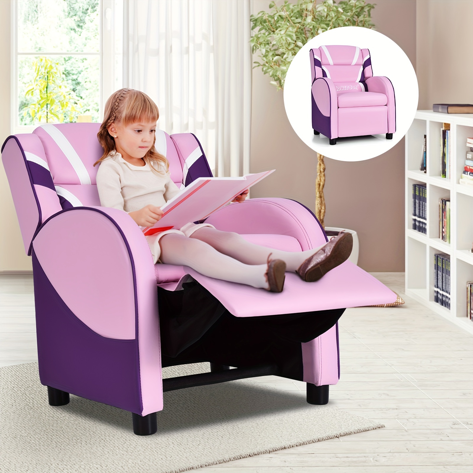 AVAWING Double Kids incredible Recliner Chair