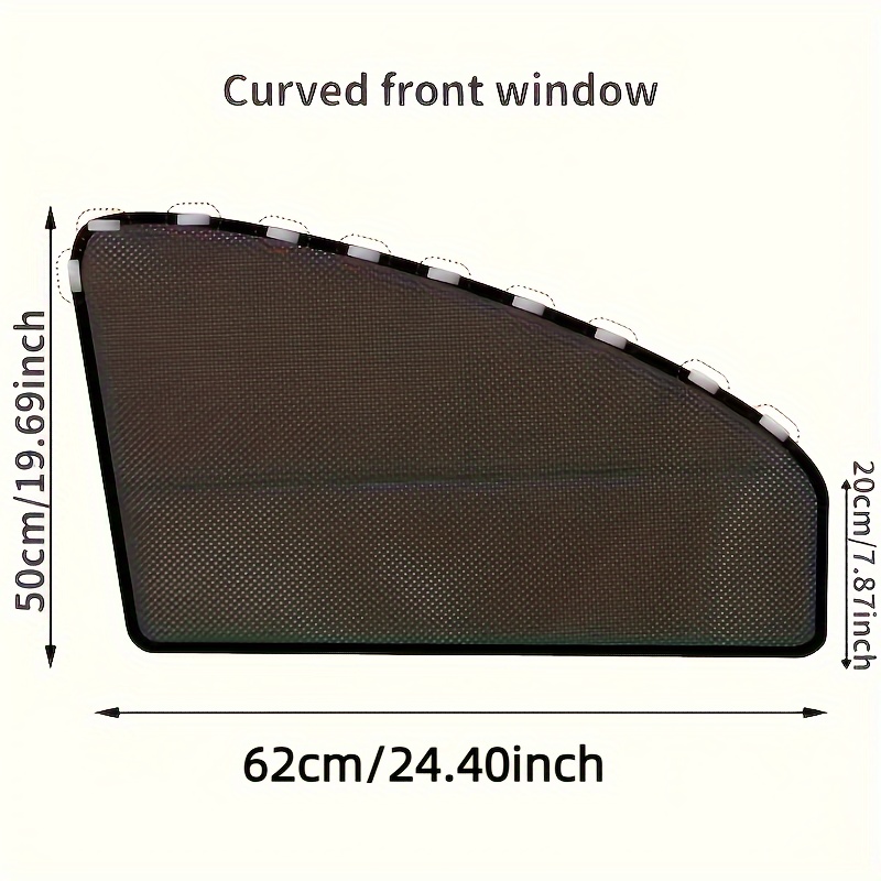Magnetic Car Sunshade Mesh Sunscreen Heat Insulation - Temu
