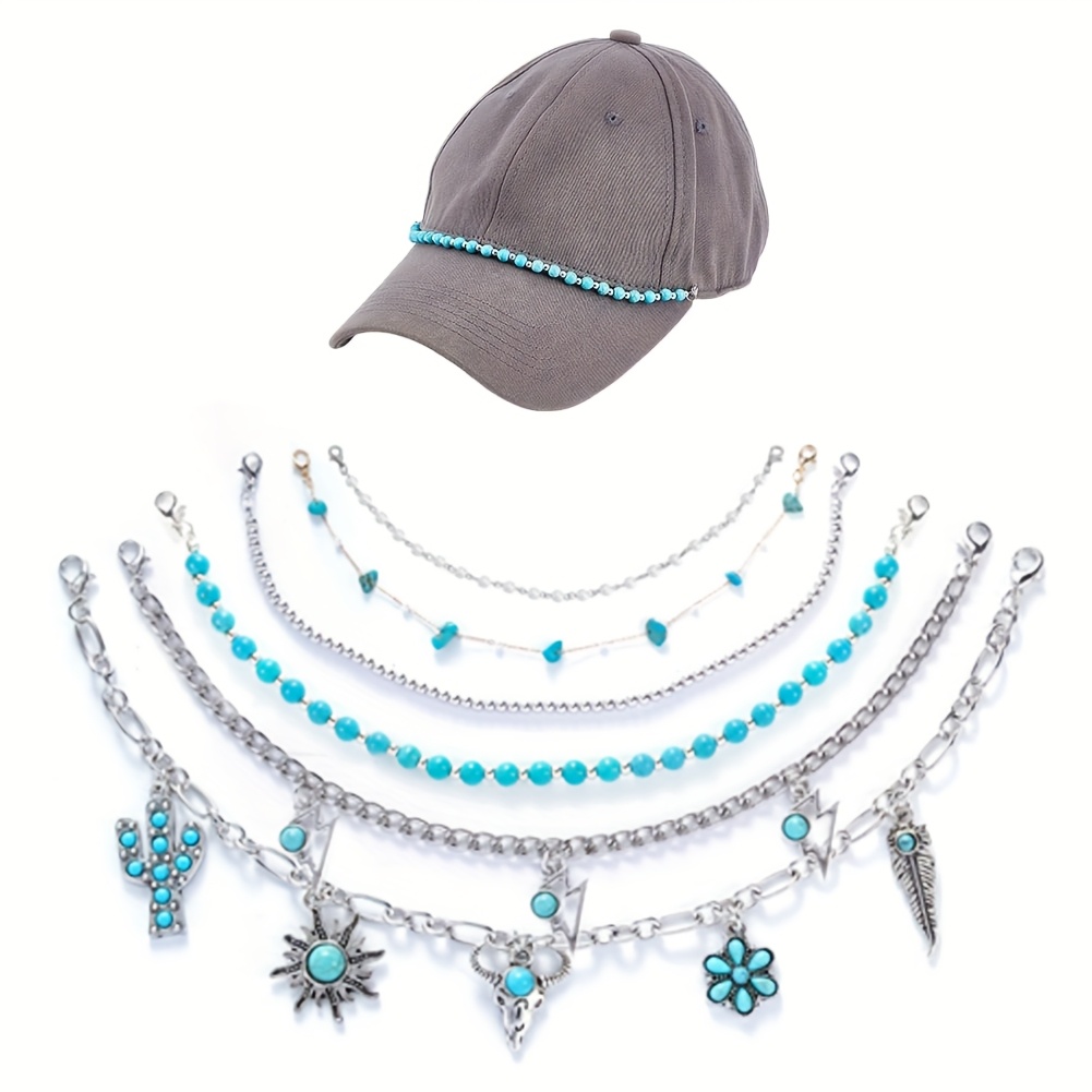 6er set trucker hutketten blumen kaktus rinderkopf anhngern - Temu  Luxembourg