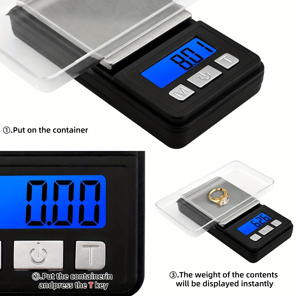 Pocket Jewelry Scale with 0.01g Accuracy, Compact & Lightweight