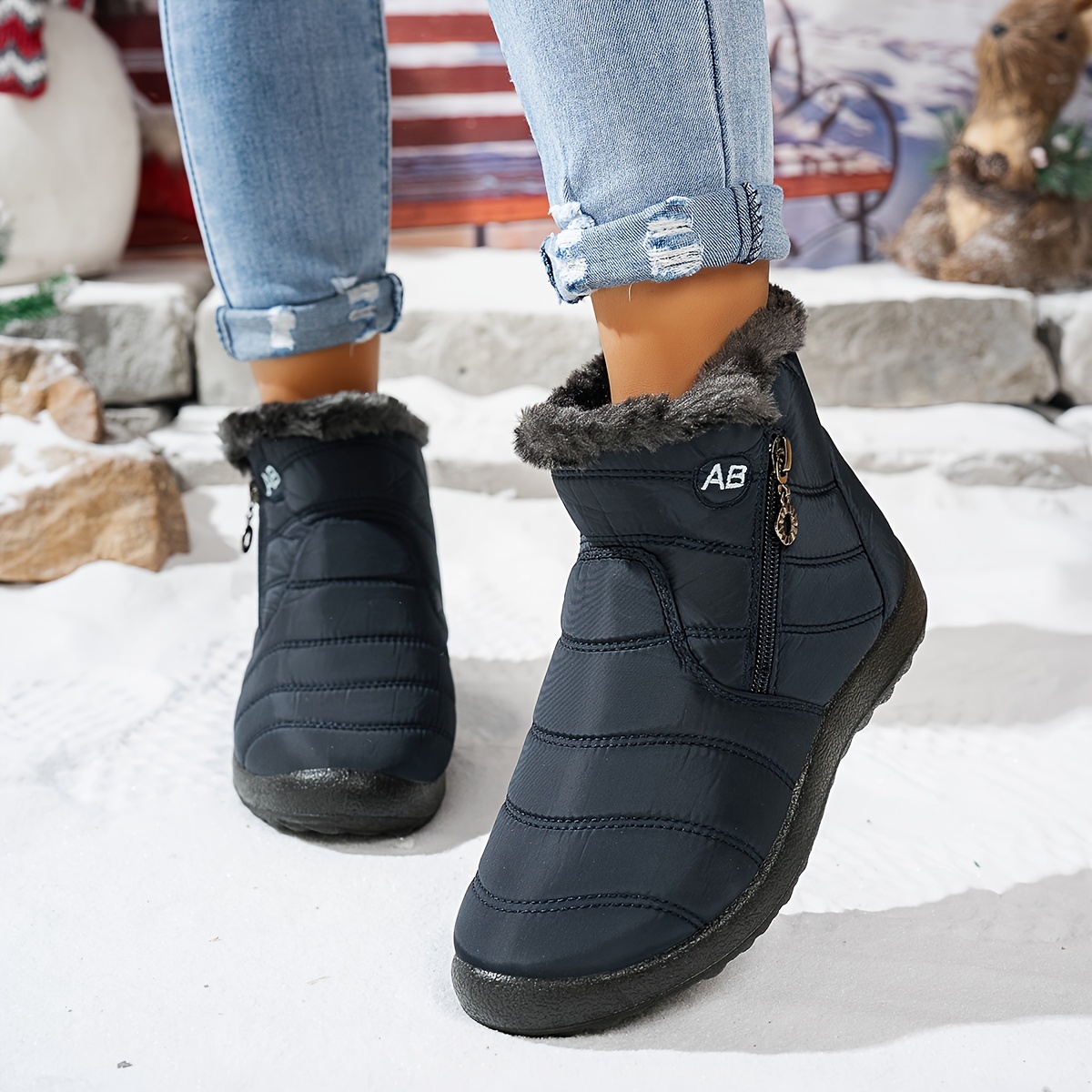 botas nieve casuales mujer media caña - Temu Peru