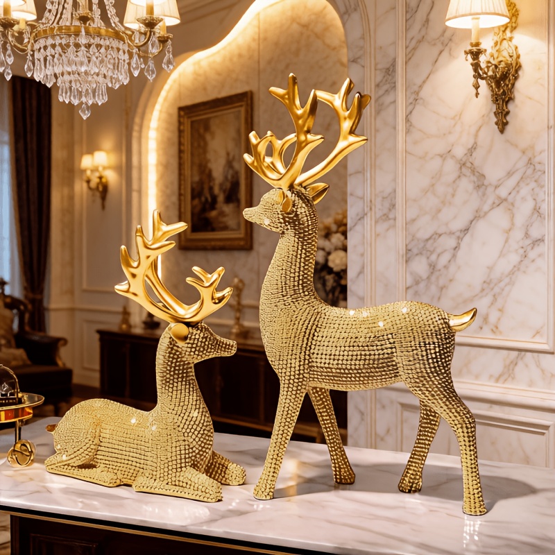 TEMU Ornements de cadeaux de Noël et du An, pièces de décoration intérieure parfaites, décorations de Noël de , ornements de table élégants |