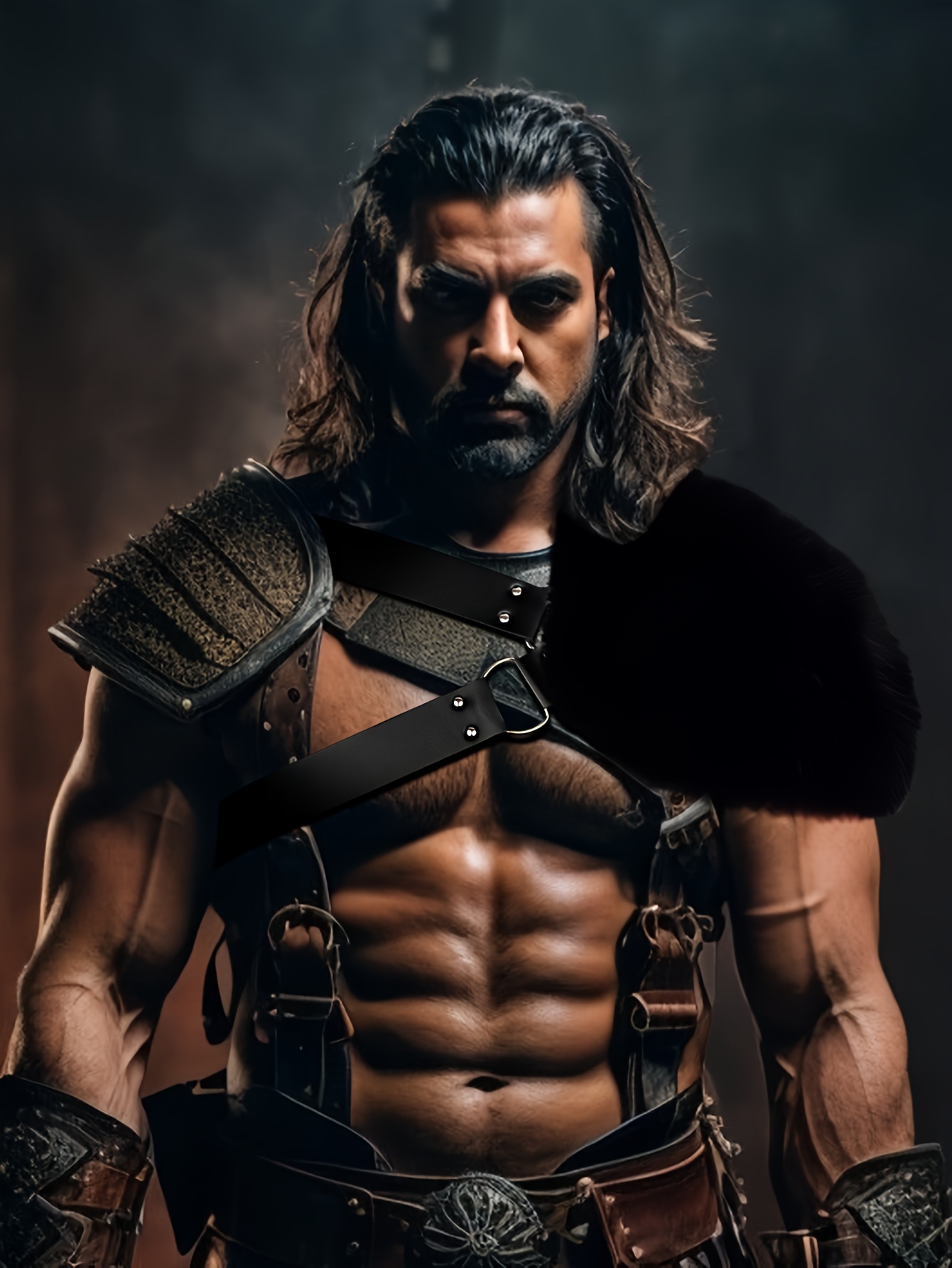 Adjustable Costume ×  Thurston Amazon.com: Viking Warrior Shoulder Armor for Men Adjustable