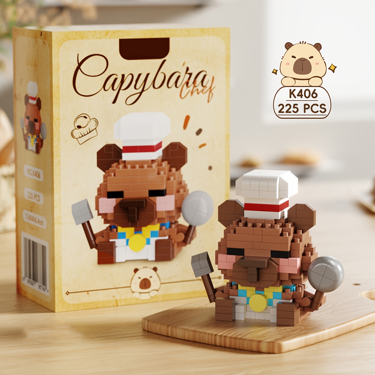 Wooden Animal Figurines For Desktop Decoration And Holiday Gifts, Christmas, Halloween