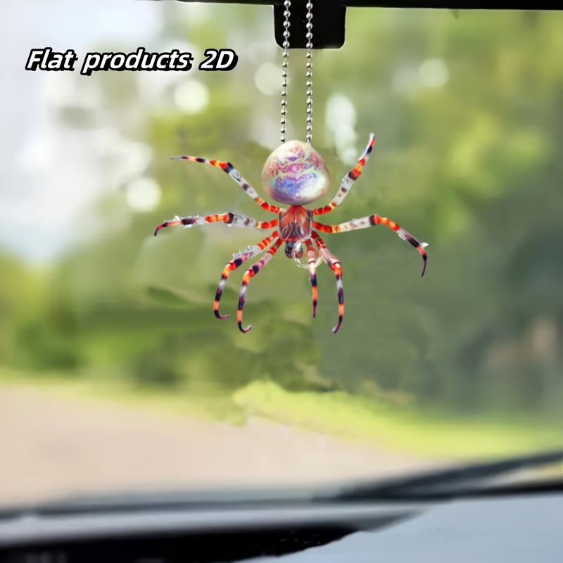 

Spider Acrylic 2d Hanging Ornament - For Car, Keychain, Indoor Decor & Christmas Tree