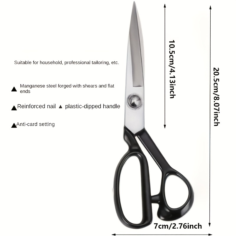 E-shop Professionelles -Scheren-Set mit Edelstahlklingen ergonomischen Griffen, zum Stoffschneiden, für Bekleidungs- Büroarbeiten sowie Nähzubehör