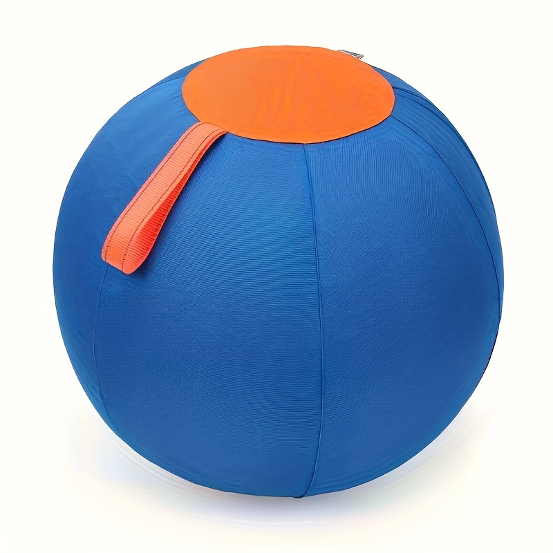 TEMU Pet Sports Ball, Used For Pet Training To Play Toys, Pvc Yoga Ball With Cloth Cover, Pump Accessories