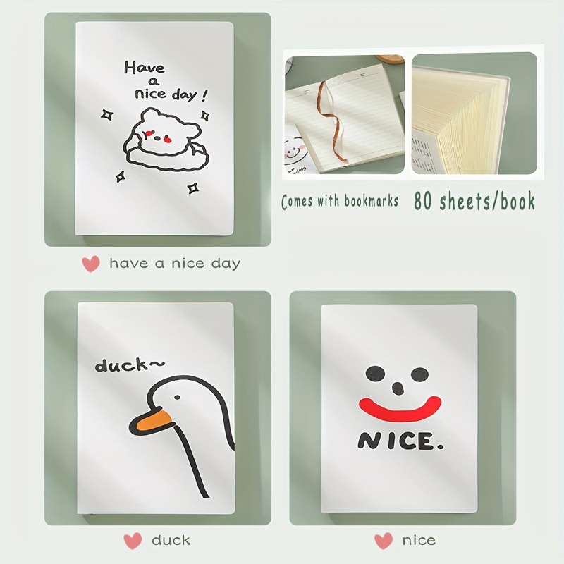 80 Sheets A5 Loose Leaf Notebook Manual Ledger