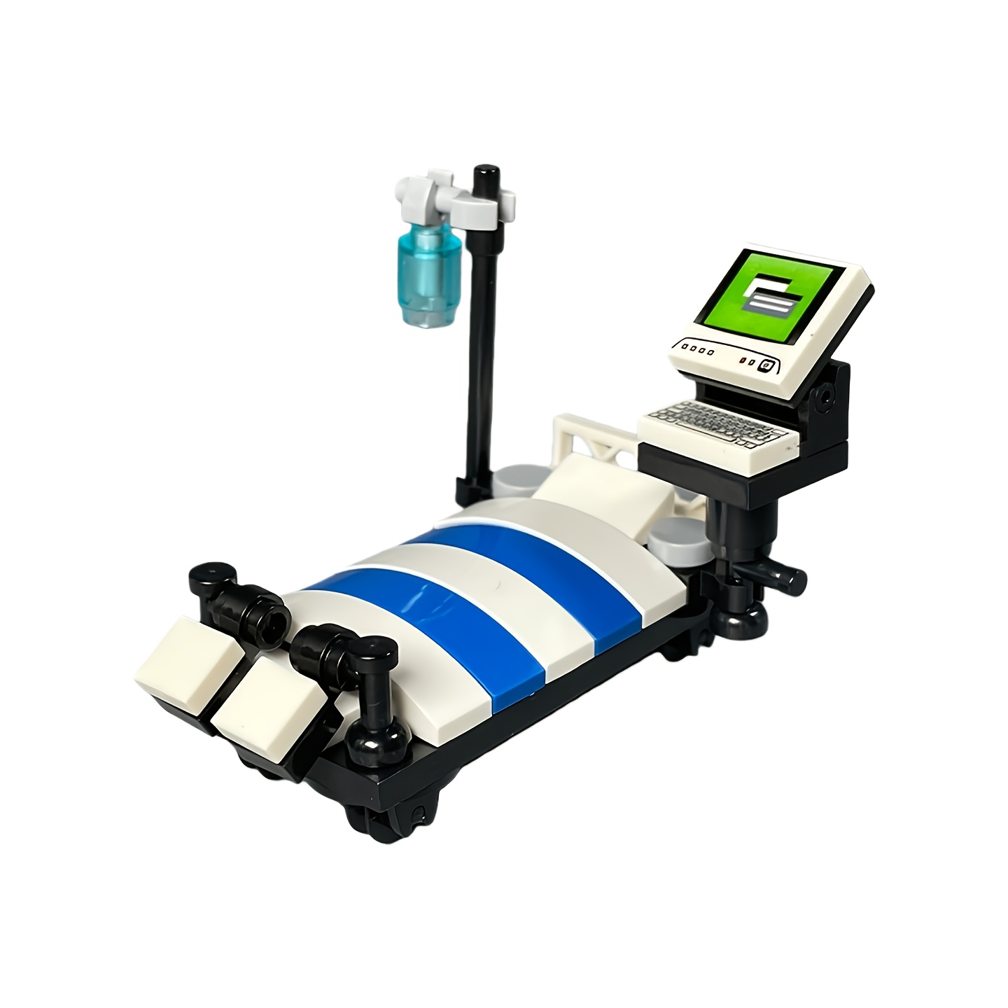 Creative Hospital Bed Scene Figure Model Additions