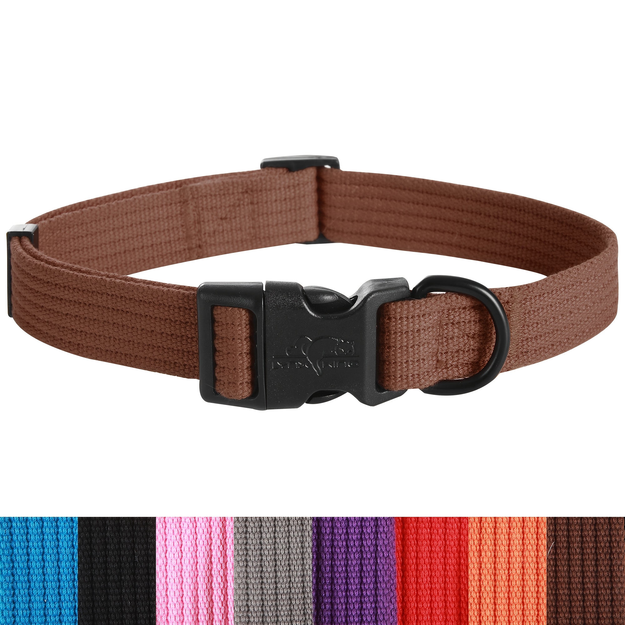 Dog Collar, Soft Comfortable Material with Quick-Release Buckle
