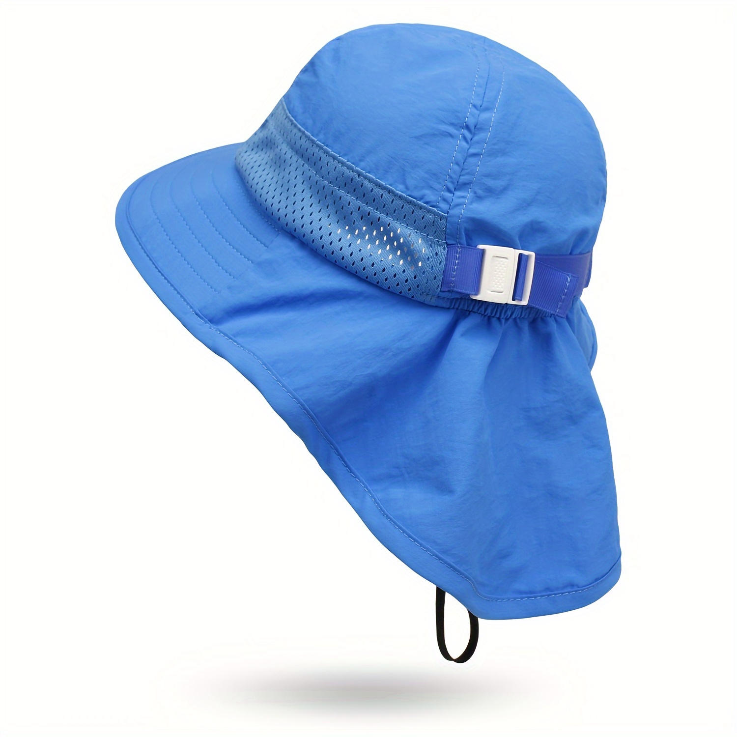 Summer Fashion Bucket Hat Men Outdoor Sun Hat Uv Protection Breathable  Fisherman Hat Solid Color Panama Beach Cap