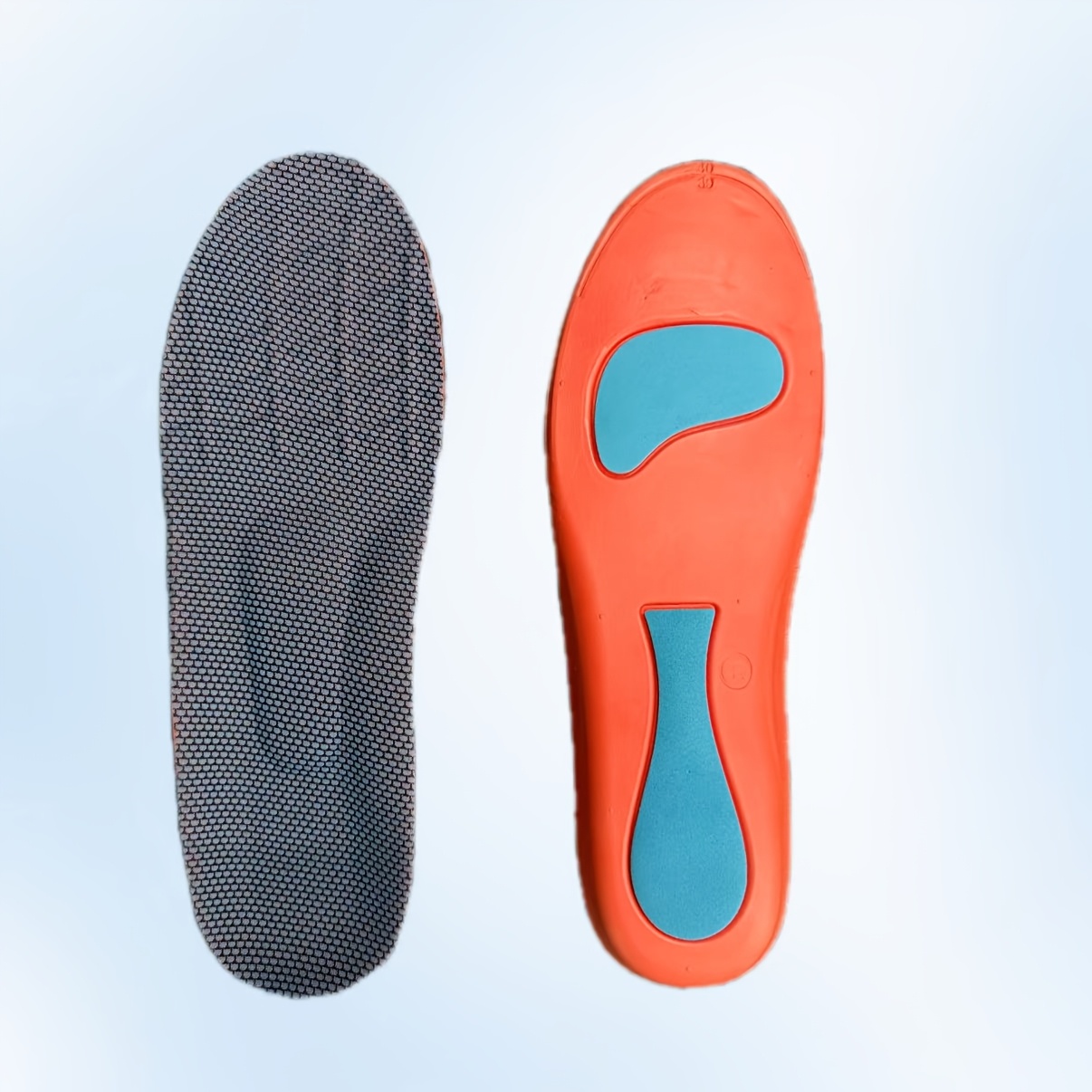 TEMU 2pcs (1 Pair) Unisex Arch Support Insoles. Suitable For Hiking, Mountaineering, Shopping, And Long-distance Travel, Providing For Your Feet