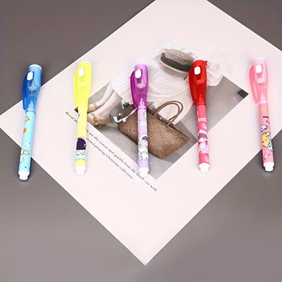  RAIHOMKIT Paquete de 12 bolígrafos de tinta invisible con luz  UV, bolígrafo espía para escribir mensajes secretos, marcadores de tinta  que desaparecen, bolígrafos invisibles mágicos, bolígrafos espía : Juguetes  y Juegos