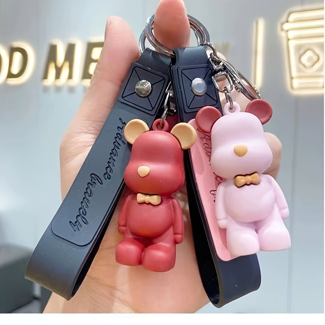 KAWS 3D Keychains Keychain /charm/keyring Bear Keychains for Bags,keys,car  Accessory 