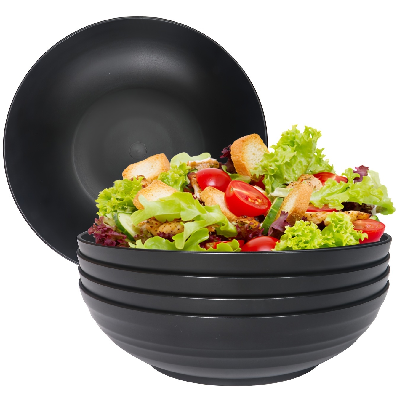 

4pcs/8pcs Pp Bowl Household Kitchen Restaurant Rice Bowl Oatmeal Bowl Soup Bowl Ramen Bowl Eating Bowl Salad Bowl Multiple Packs