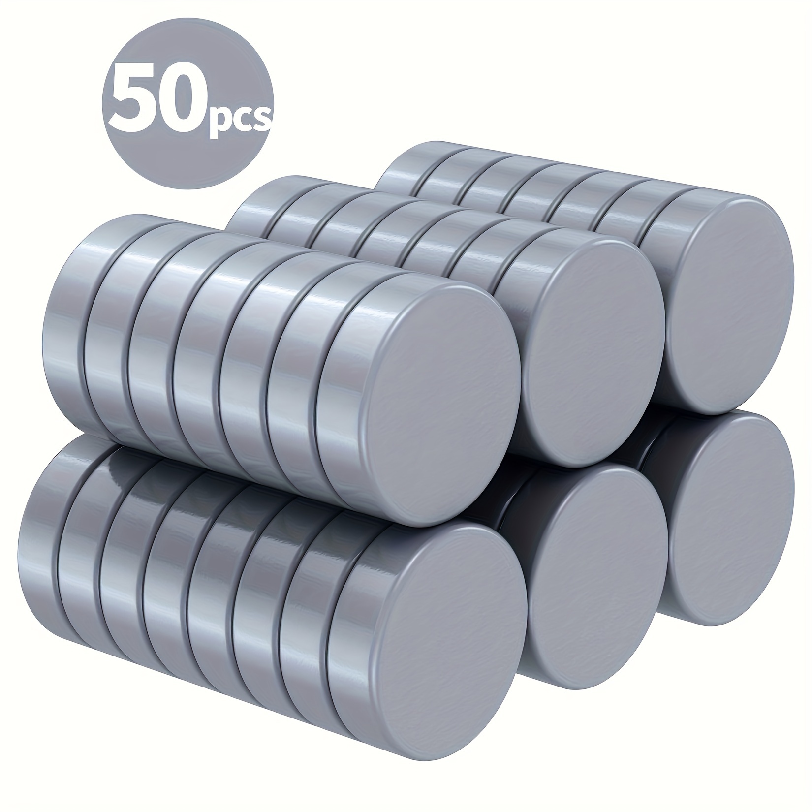 

50pcs, Small Magnets, Neodymium Magnet, Rare Earth Magnets, Thin Magnets, Round Durable Small Magnets For Fridge, Whiteboards, Photos, Stickers, Postcards, Tools, Home Items
