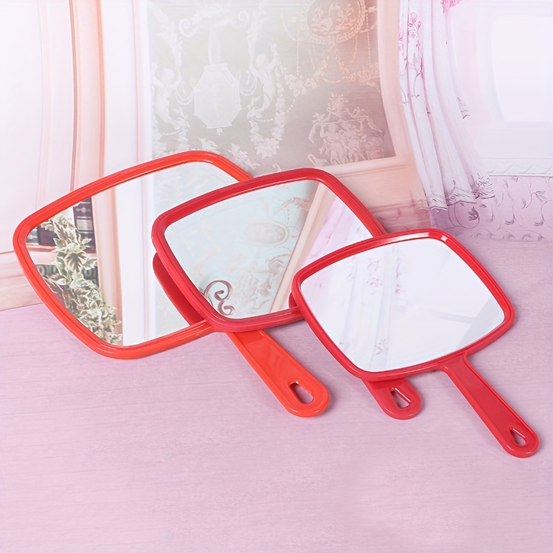 

Handheld Mirror Professional Handheld Salon Barber Hairdressers Mirror With Handle Practical Hand Mirror For Home Salon Portable