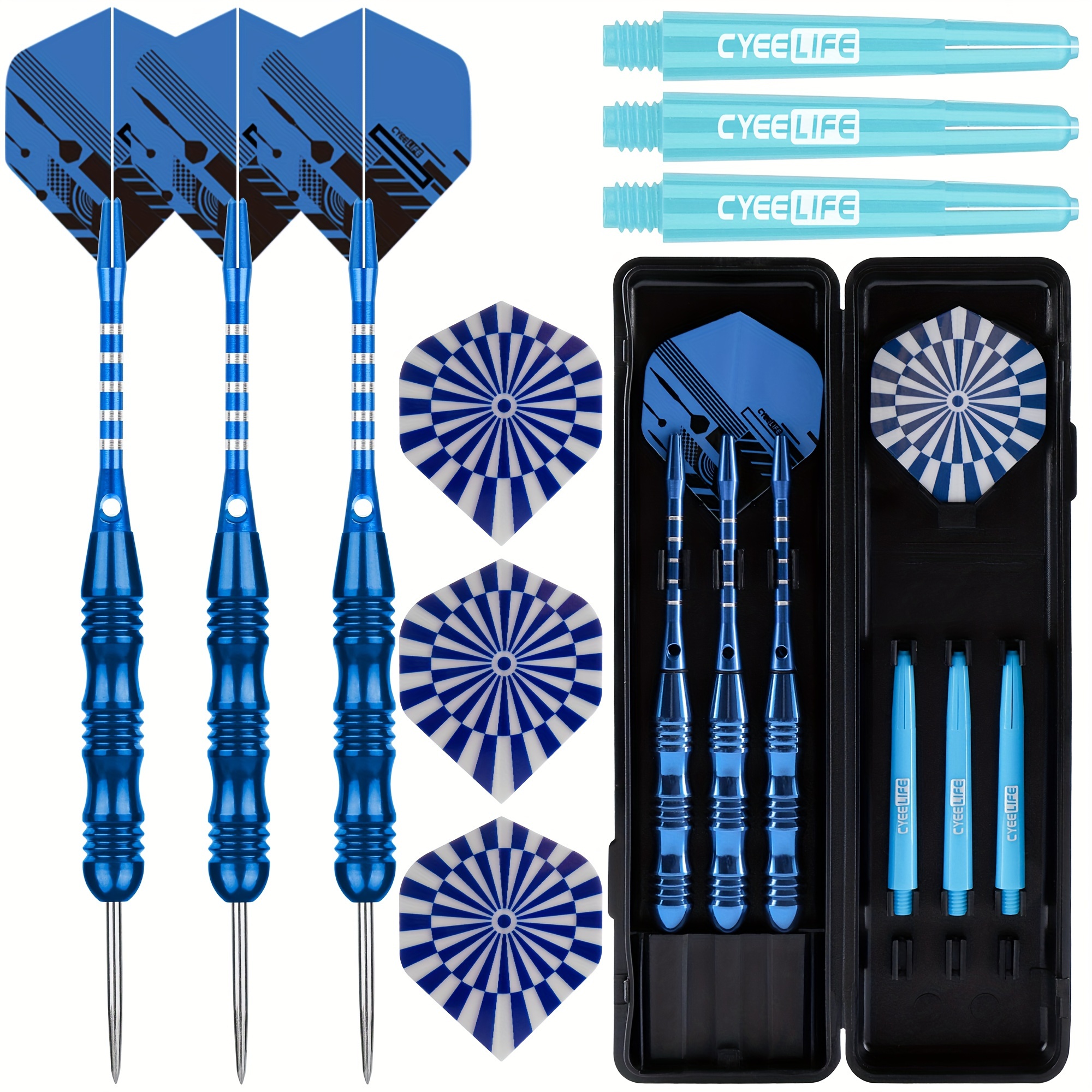 

26g Hard-style Dart Steel Tips - Professional Toughness - Pure Copper Hard Darts - 3 Color Options - Suitable For 14 And Up - Copper And Aluminum Construction